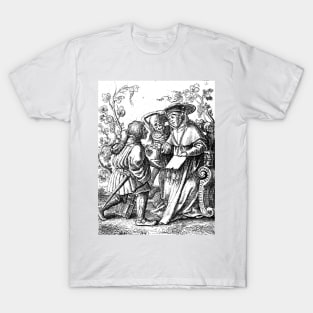 The cardinal - the Dance of Death - Hans Holbein T-Shirt